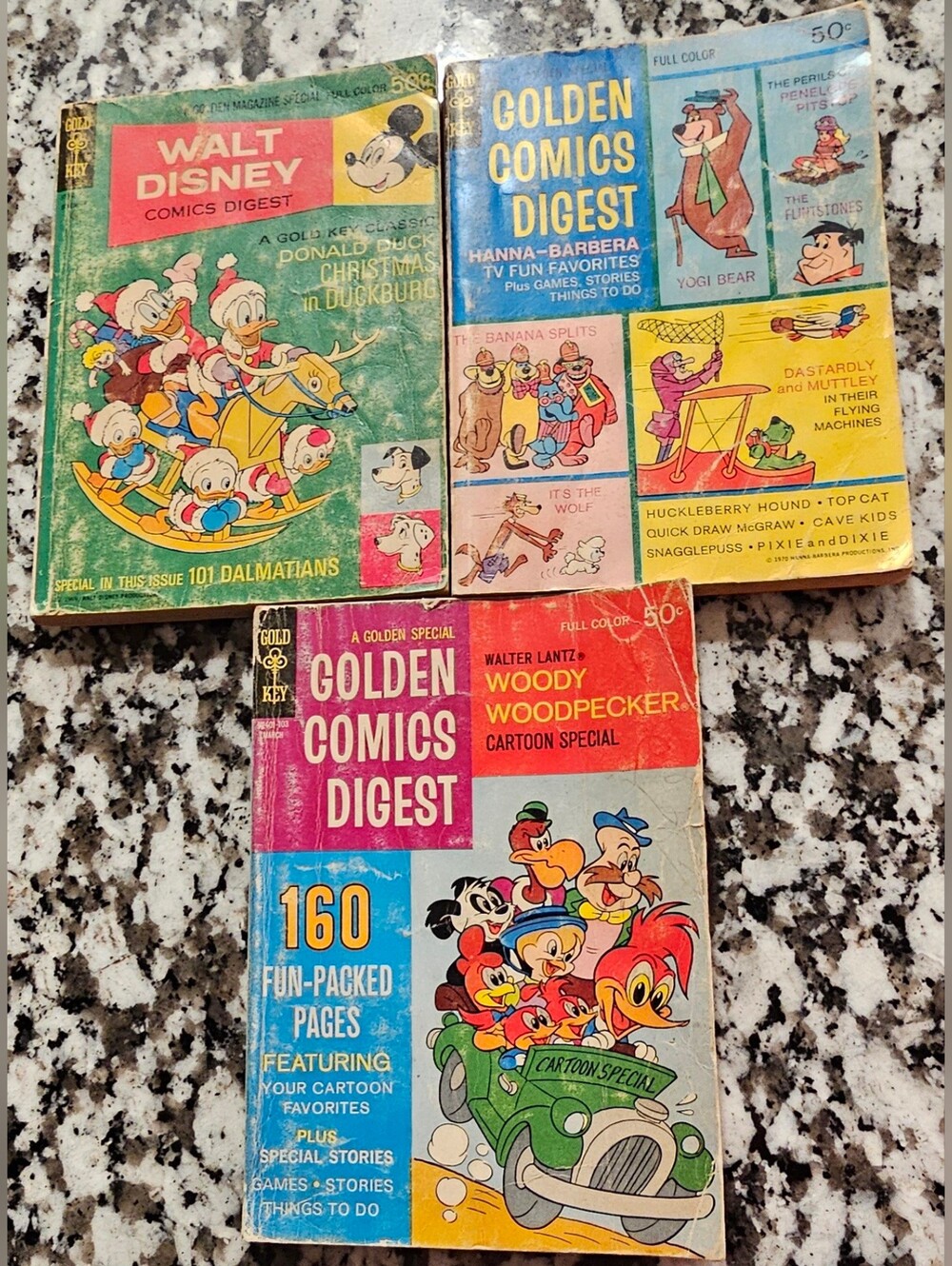 Vintage Golden Comics Digest & Walt Disney Comics Digest